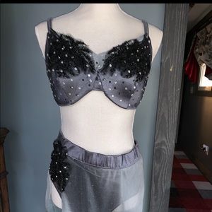 Custom made dance costume. Size Adult Small/Med.